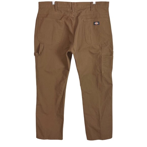 Dickies Relaxed Fit Carpenter Pants Brown 38X32 NWOT Durable Cotton Design - Picture 5 of 11